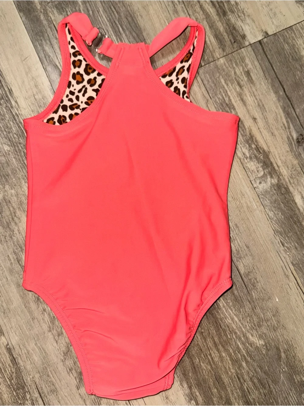 Circo Coral Pink Ruffle One-Piece Swimsuit for Kids